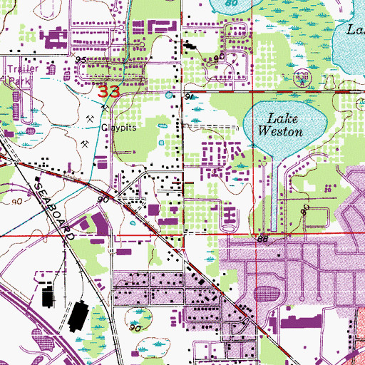 Topographic Map of Bethel Seventh Day Adventist Church, FL