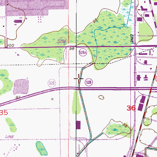Topographic Map of Campus Crusade for Christ, FL