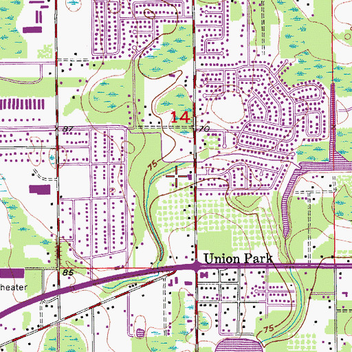 Topographic Map of Catedral de Fe de ia Ultima, FL