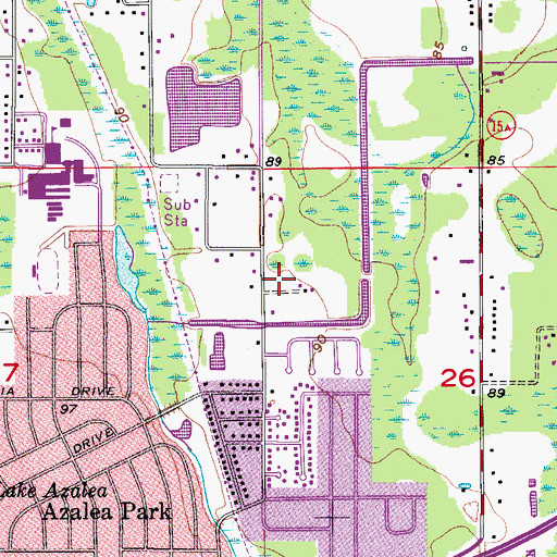 Topographic Map of Christian Congregation in the United States, FL