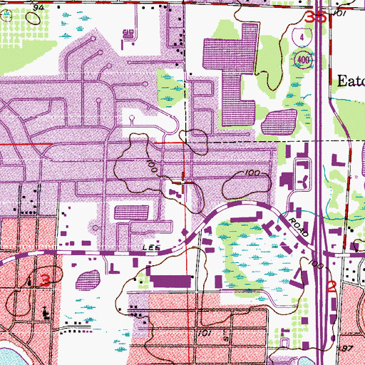 Topographic Map of Congregation of Reform Judaism, FL