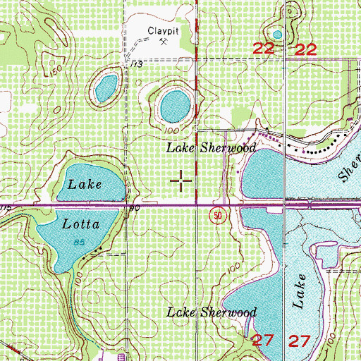 Topographic Map of Good Homes Plaza Shopping Center, FL