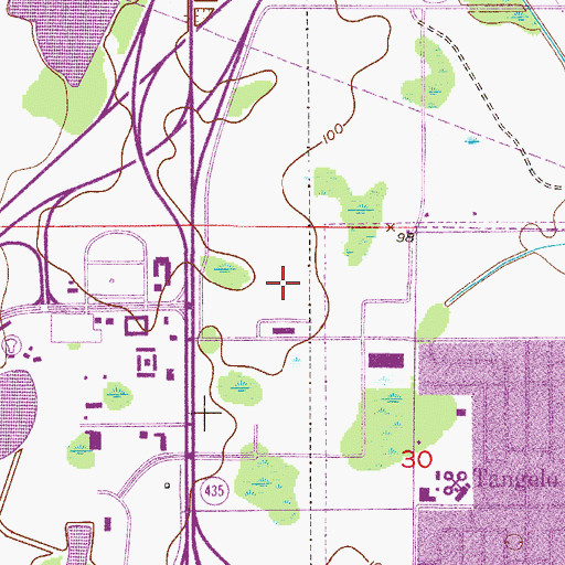 Topographic Map of Quality Outlet 1 Shopping Center, FL