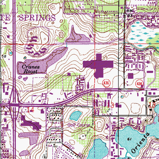 Topographic Map of The Renaissance Shopping Center, FL