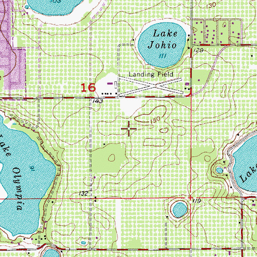 Topographic Map of Citrus Elementary School, FL