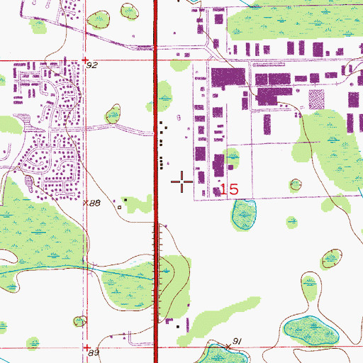 Topographic Map of Regency Christian Academy, FL