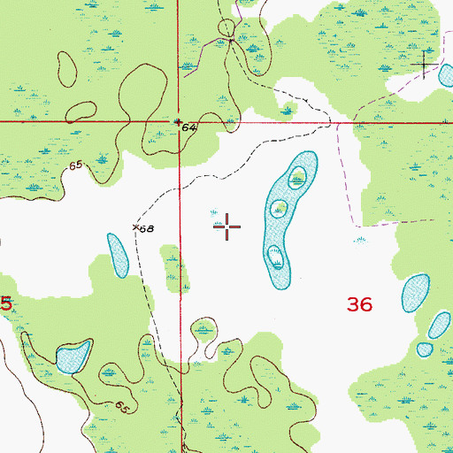 Topographic Map of Sunrise Elementary School, FL