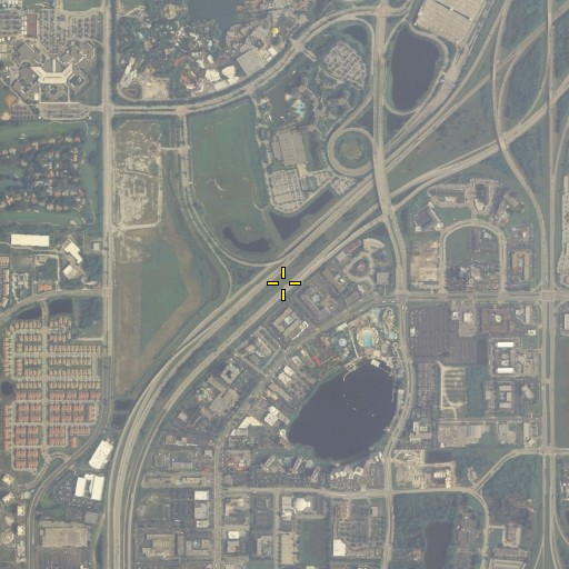 Aerial/Satellite Image of interchange 74B, FL