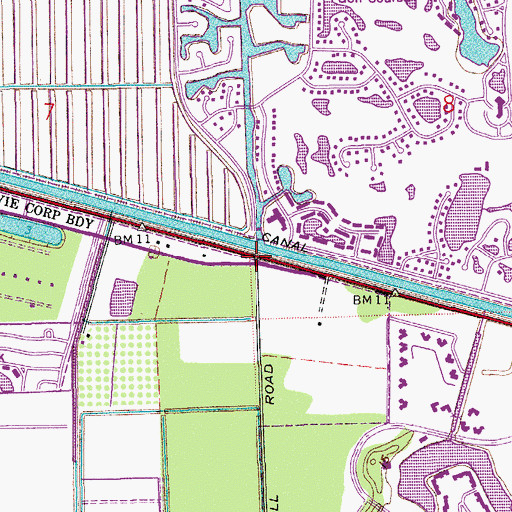 Topographic Map of Interchange 3, FL