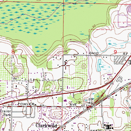 Topographic Map of Church of the Apostles, FL