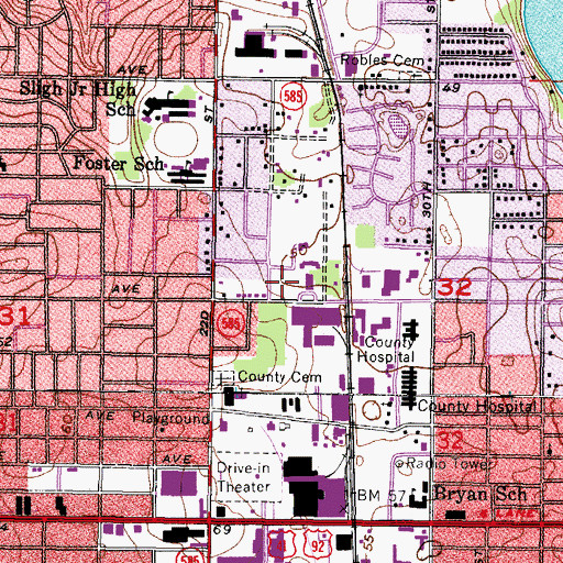 Topographic Map of Epiphany of Our Lord Church, FL
