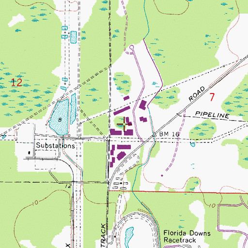 Topographic Map of Freshstart Community Church, FL