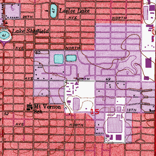 Topographic Map of Glad Tiding Assembly of God Church, FL