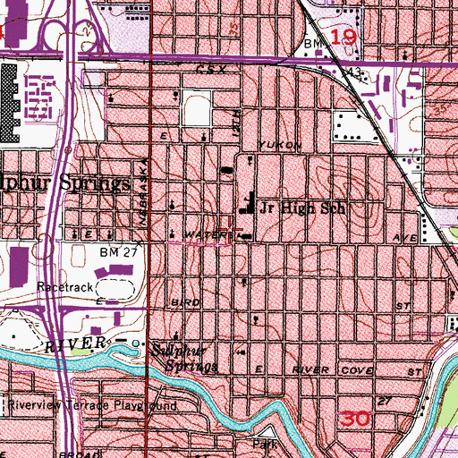 Topographic Map of All Nations Community Outreach Center, FL