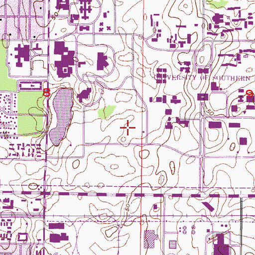 Topographic Map of Magnolia Apartments Building C, FL