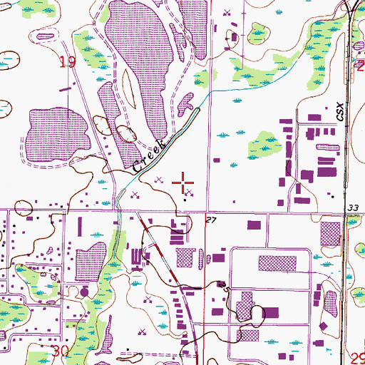 Topographic Map of Town N Country Regional Library, FL