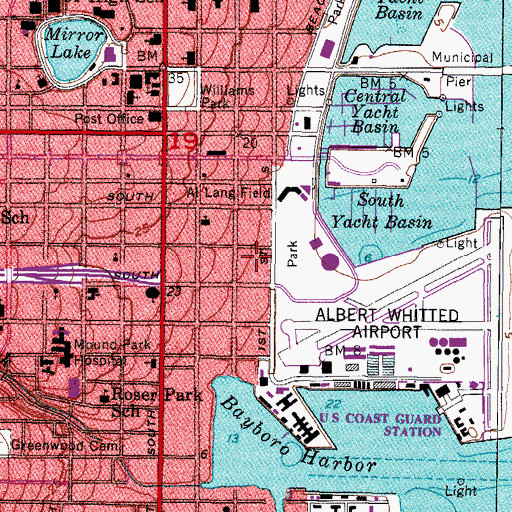 Topographic Map of University of South Florida Geography Laboratory, FL