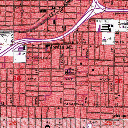 Topographic Map of Bethlehem Missionary Baptist Church, FL