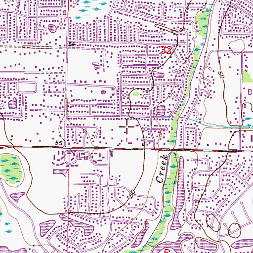 Topographic Map of Bible Based Fellowship Church, FL