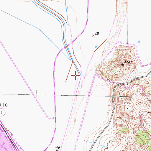 Topographic Map of Revolon Slough, CA