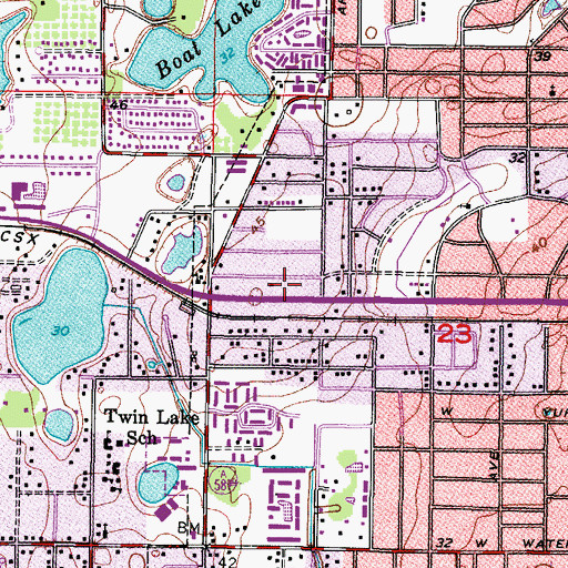Topographic Map of Celestial Church of Christ, FL