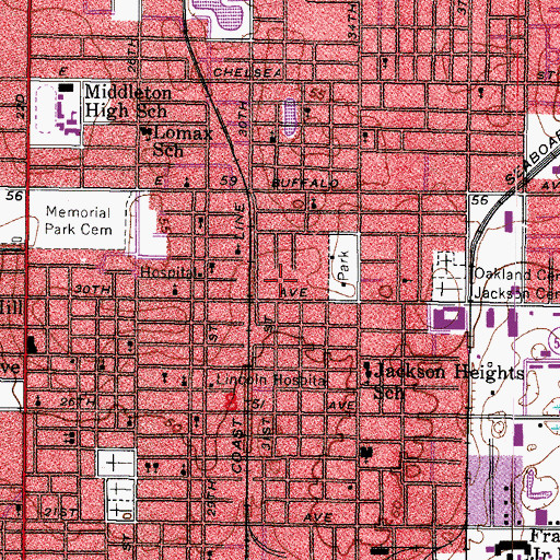 Topographic Map of Center for Manifestation, FL