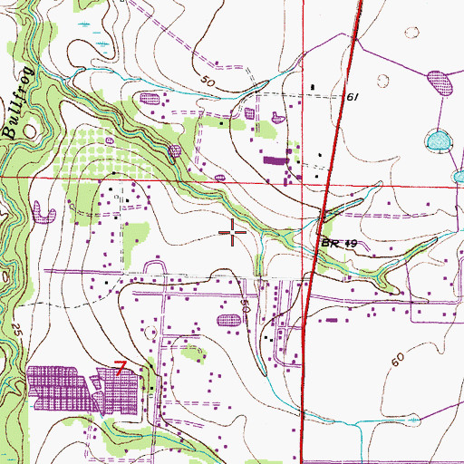 Topographic Map of Avelar Creek South, FL