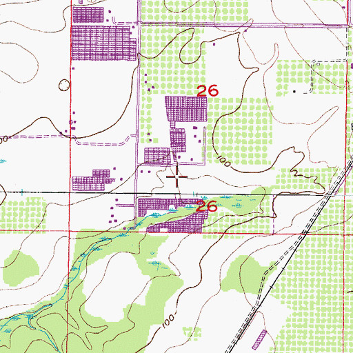 Topographic Map of Banks, FL