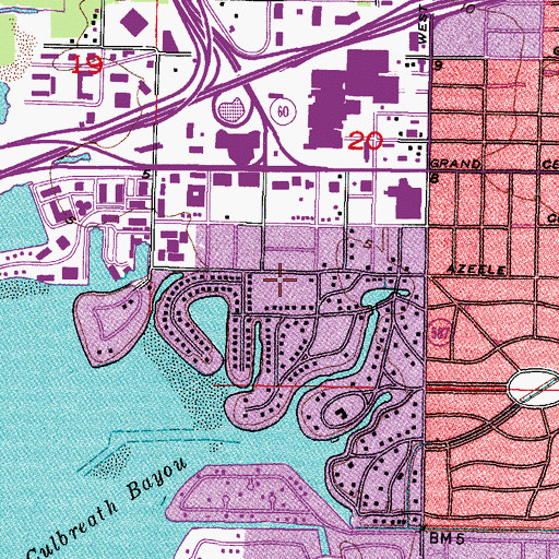Topographic Map of Barbara Lane, FL