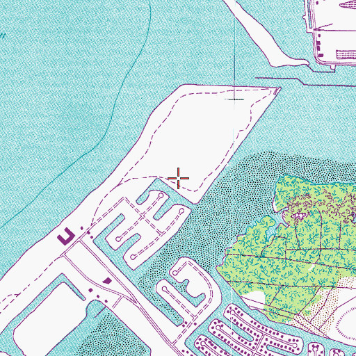 Topographic Map of Beach Club Estates, FL