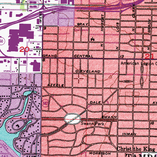 Topographic Map of Bel Grand, FL