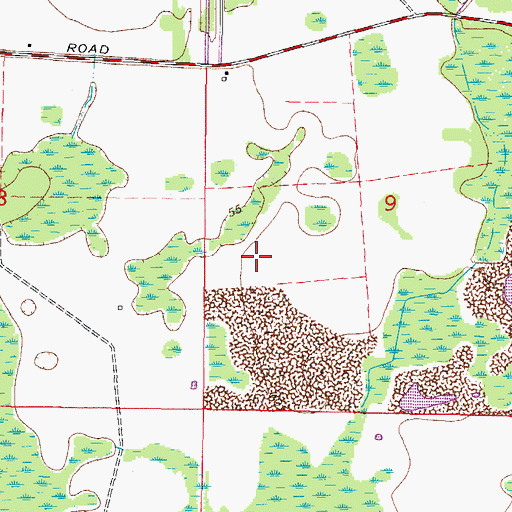 Topographic Map of Biarritz Village, FL