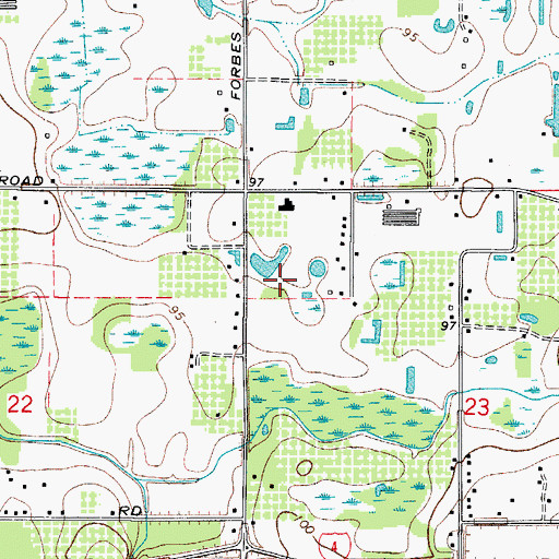 Topographic Map of Branch Haven, FL