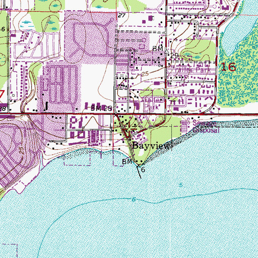 Topographic Map of House of Prayer, FL