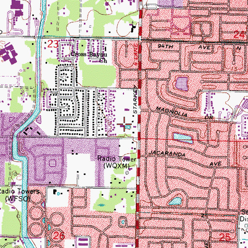 Topographic Map of Iglesia el Calvario, FL