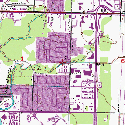 Topographic Map of Korean Presbyterian Church, FL