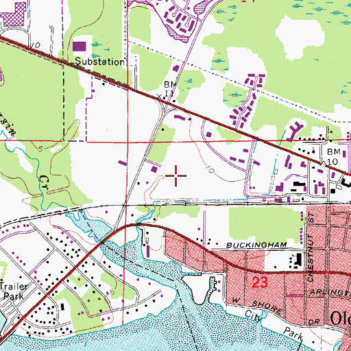 Topographic Map of Living His Life Abundantly Church, FL