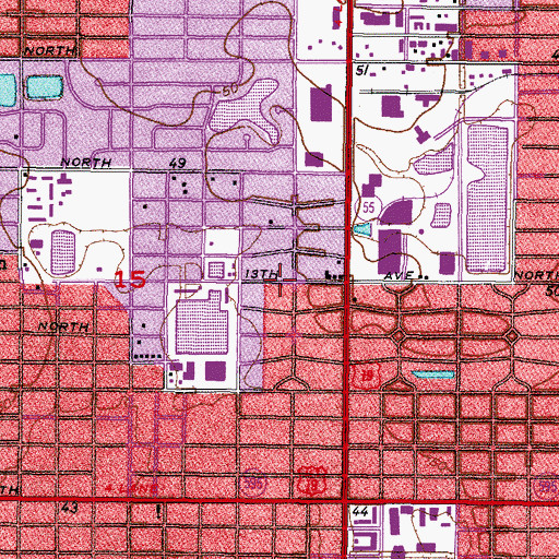 Topographic Map of New Apostolic Church, FL