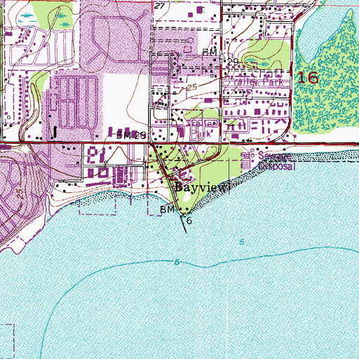 Topographic Map of Our Lady of Divine Providence Retreat Ministries, FL