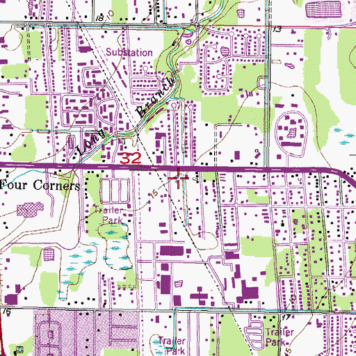 Topographic Map of Primera Iglesia Metodista, FL