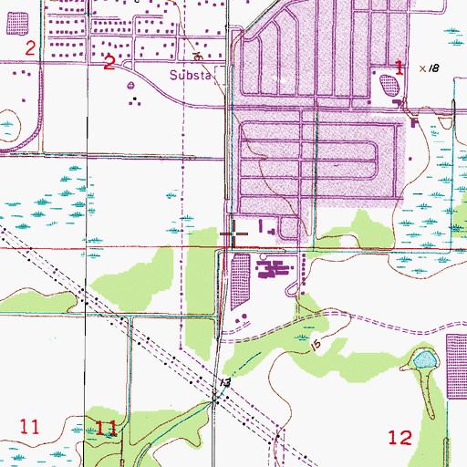 Topographic Map of Saint Joseph Missionary Baptist Church, FL