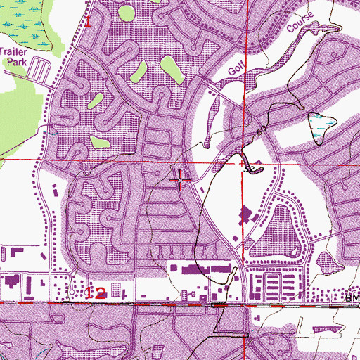 Topographic Map of United Community Church, FL