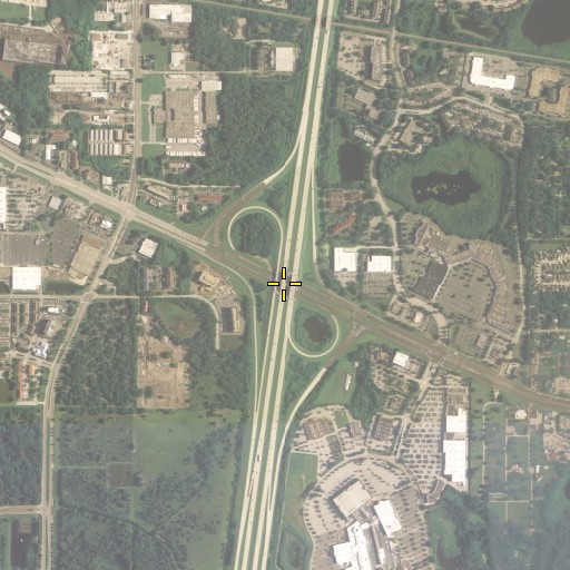 Aerial/Satellite Image of Interchange 257, FL