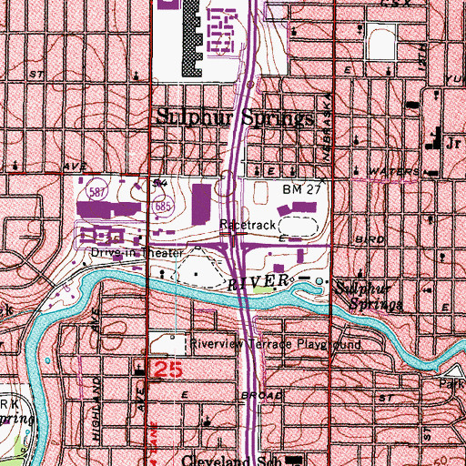 Topographic Map of Interchange 49, FL