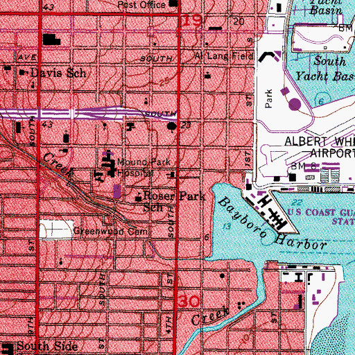 Topographic Map of All Childrens Hospital Foundation, FL