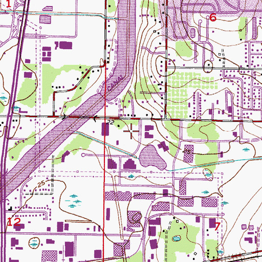 Topographic Map of Universal Hospital, FL