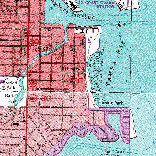 Topographic Map of Vedanta Center, FL