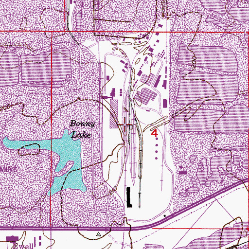 Topographic Map of Bartow Phosphate Complex Treatment Plant, FL