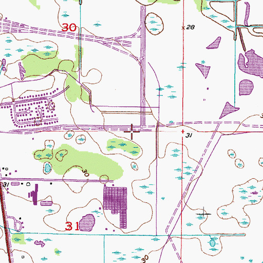 Topographic Map of Causeway Plaza Centre, FL