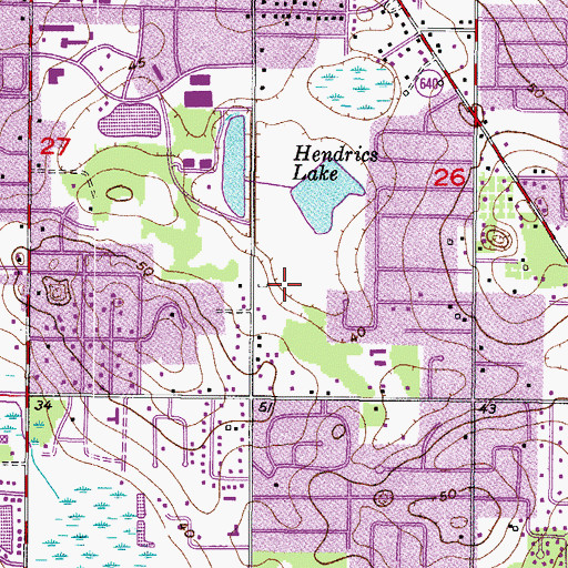 Topographic Map of Parsons Professional Park, FL